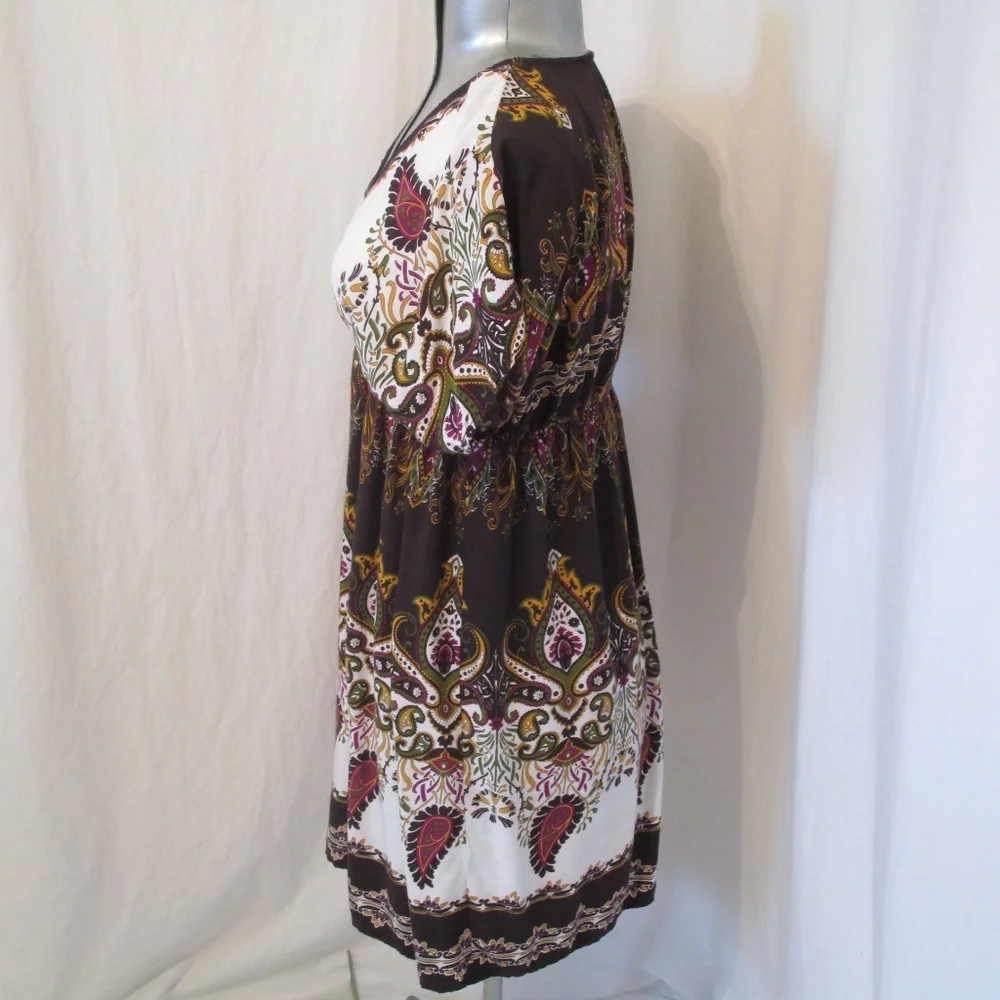 Xhilaration Paisley Dolman Sleeve L - Picture 2 of 5